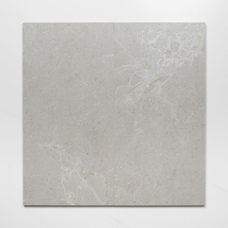 Auralis Warm Grey Honed Porcelain Tile 300 x 600mm