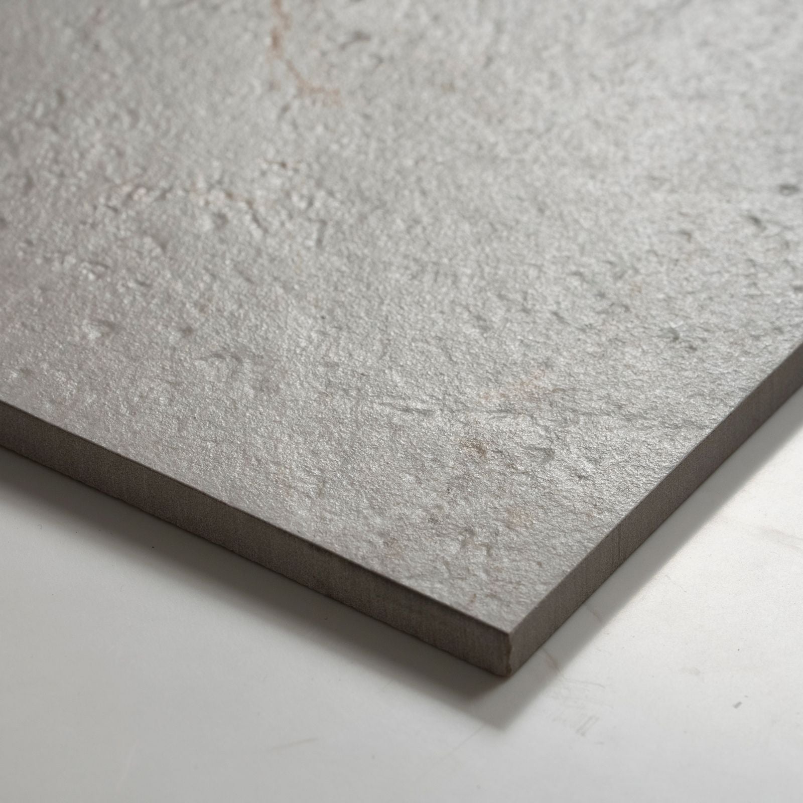 Oblique Auralis Warm Grey Honed Porcelain Tile 300 x 600mm 36ARDLGH - The Blue Space