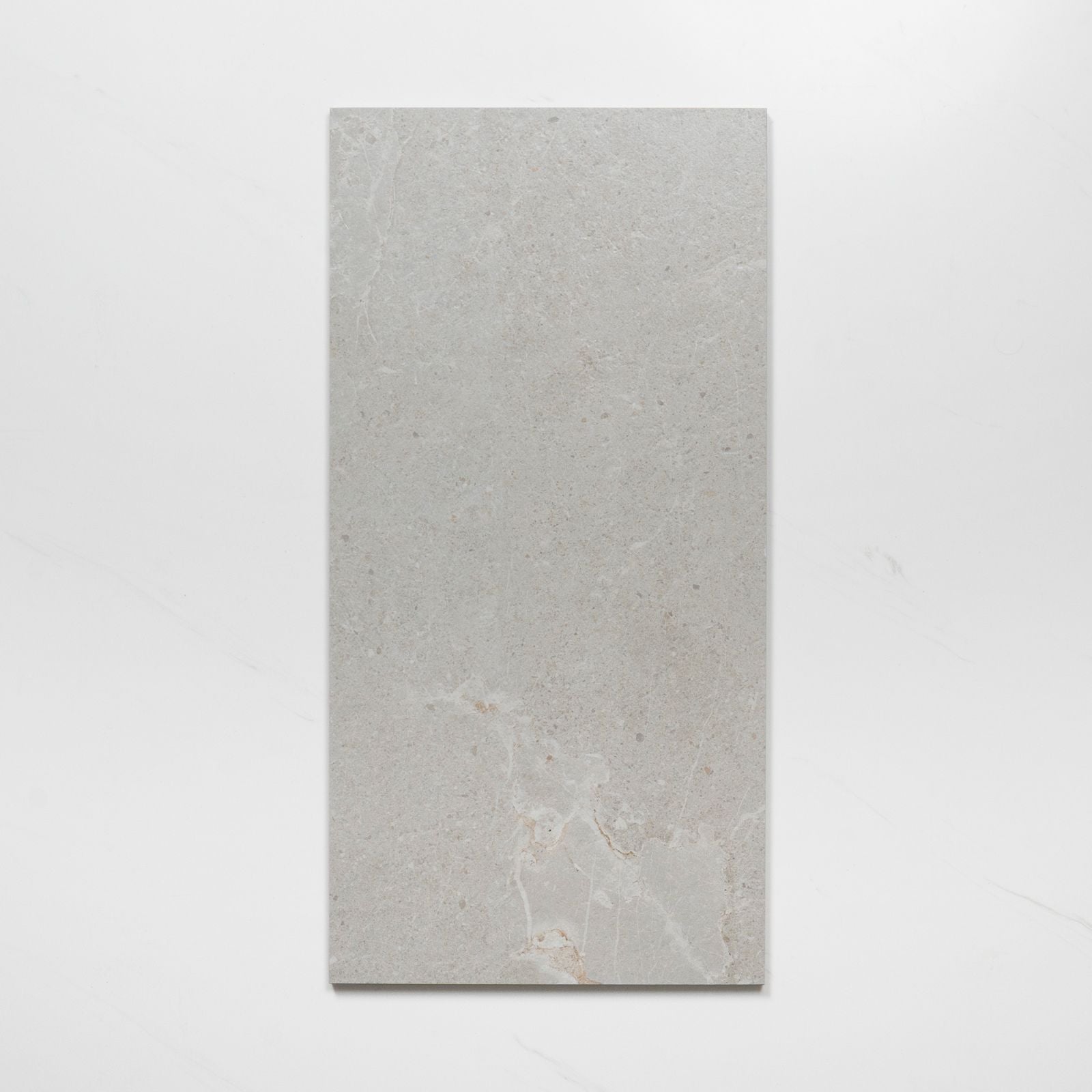 Single No Hand Auralis Warm Grey Honed Porcelain Tile 300 x 600mm 36ARDLGH - The Blue Space