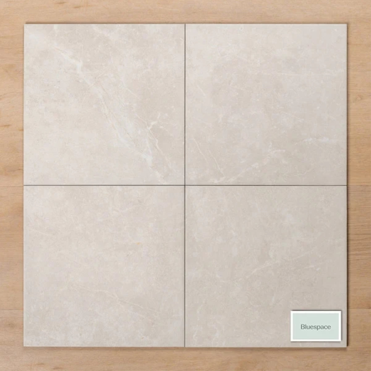 Pattern Avalon White Matt P2 Porcelain Tile 600x600mm 6ZMFWHM - The Blue Space