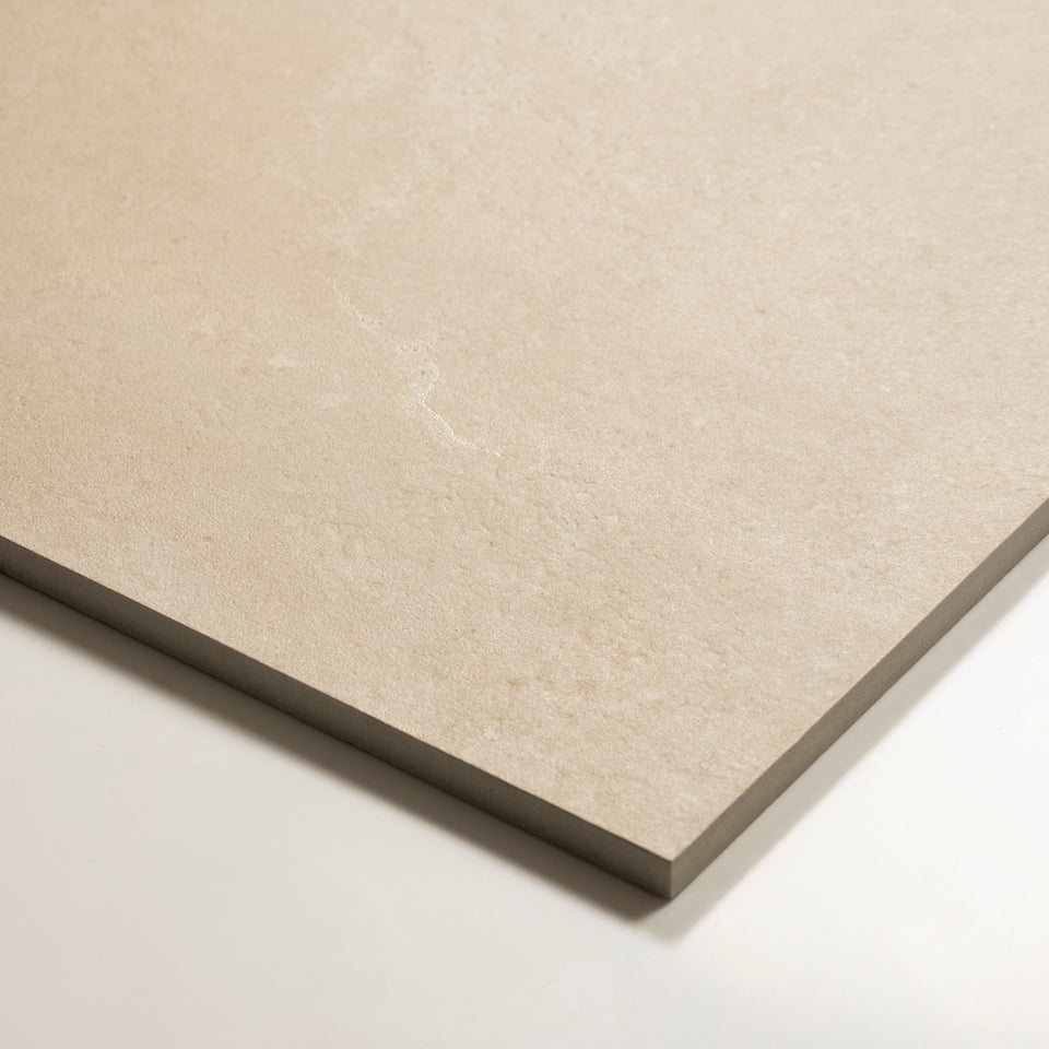 Avedon Beige Limestone Look Porcelain Tile P3 600×600mm