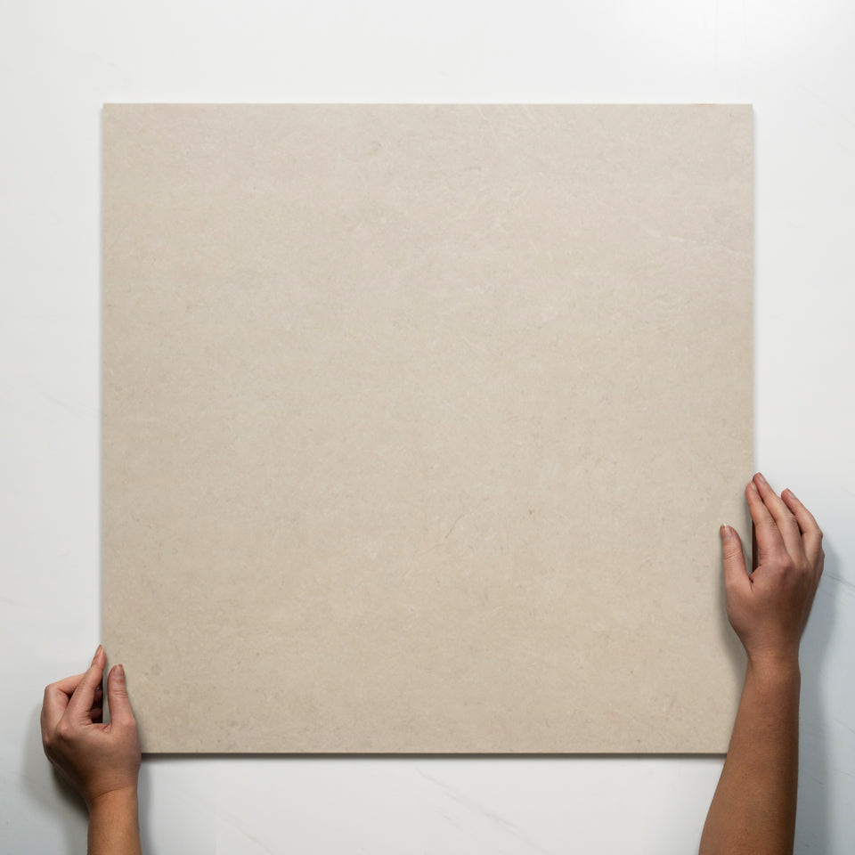 Avedon Chalk Limestone Look Porcelain Tile P3 600×600mm