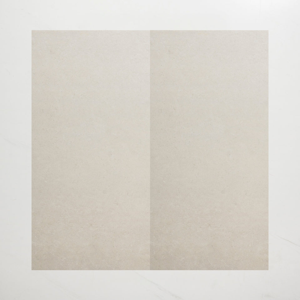 Avedon White Limestone Look Porcelain Tile P3 300×600mm