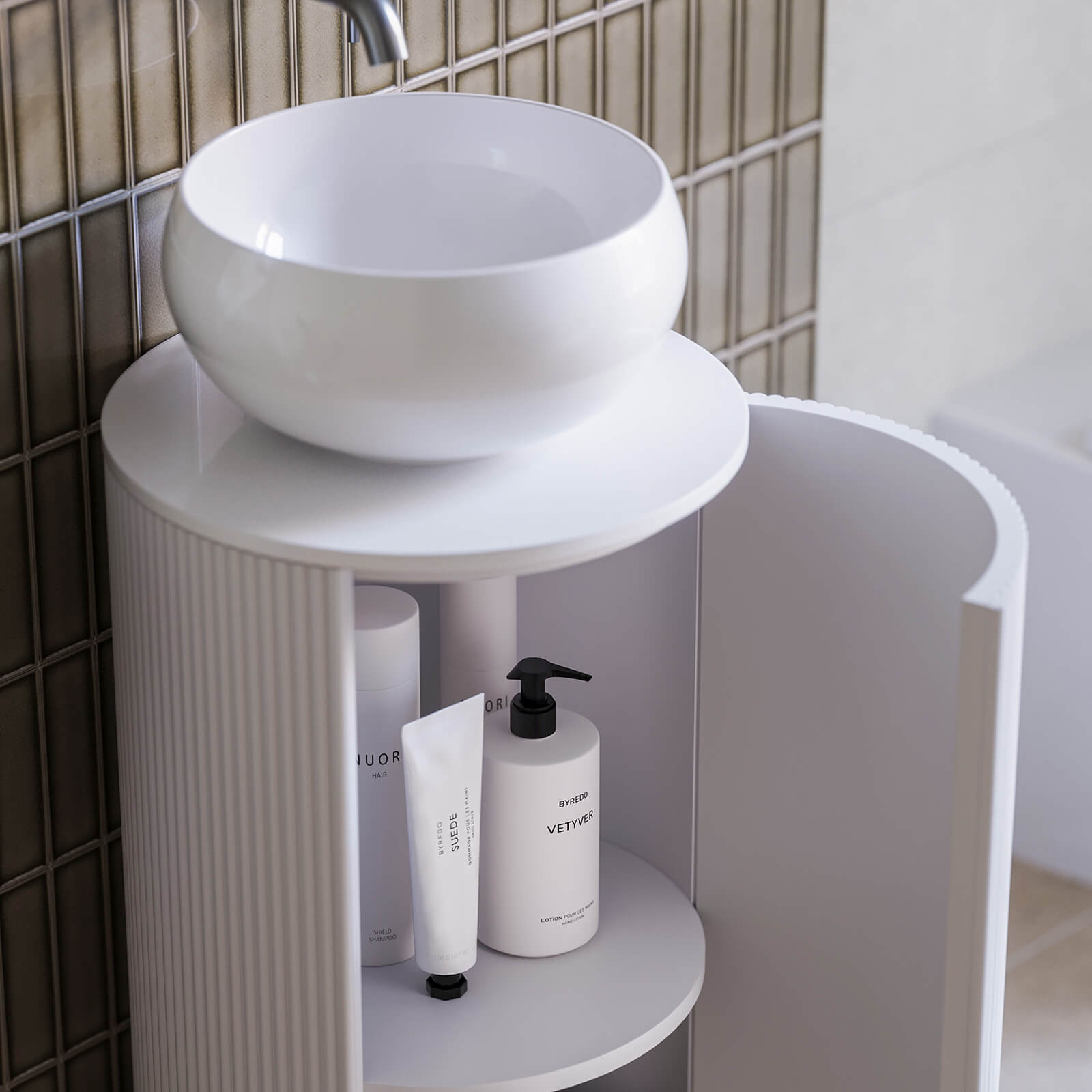 Bao Classic 310mm Above Counter Basin - Gloss White  | The Blue Space