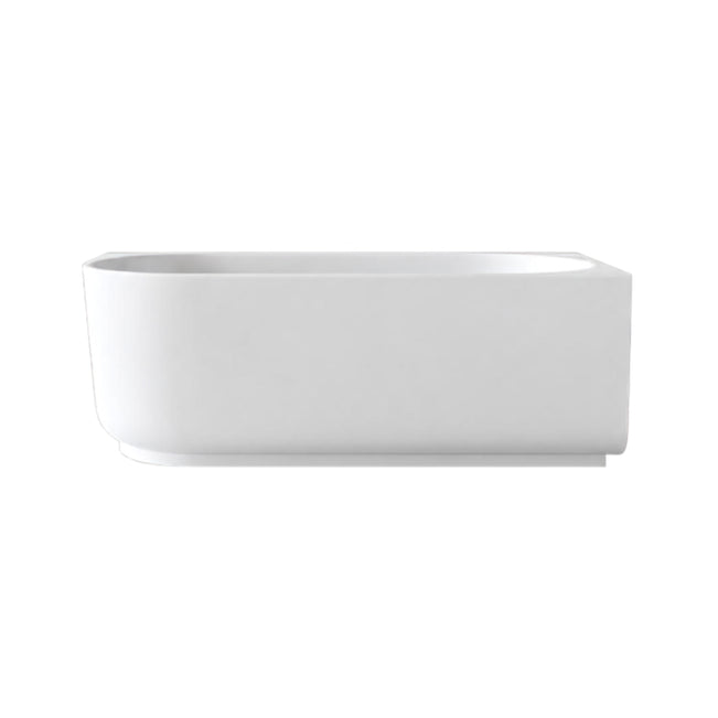 Bao Elegant 1500mm Back to Corner Bath - Matte White BAO200215RM - The Blue Space