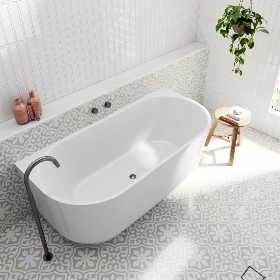 Bao Elegant 1500mm Back to Wall Bath