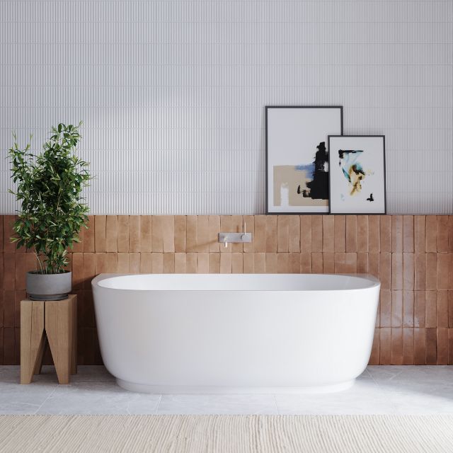 Bao Elegant 1700mm Back to Wall Bath