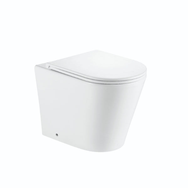 Bao Elegant Rimless Wall Faced Toilet Pan + Seat