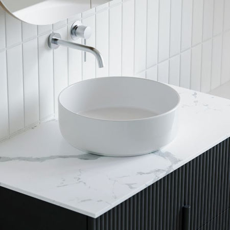 Bao Round 360mm Above Counter Basin - Gloss White