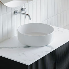 Bao Round 360mm Above Counter Basin - Gloss White