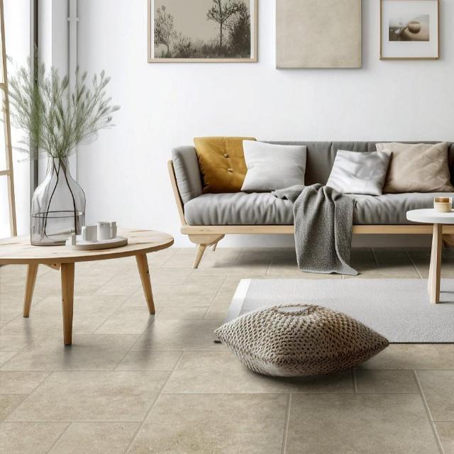 Beige Amara Travertine Tile External French Pattern Porcelain