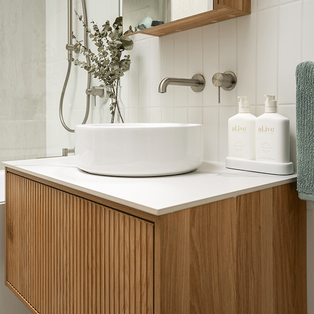 Bao Round 360mm Above Counter Basin - Matte White