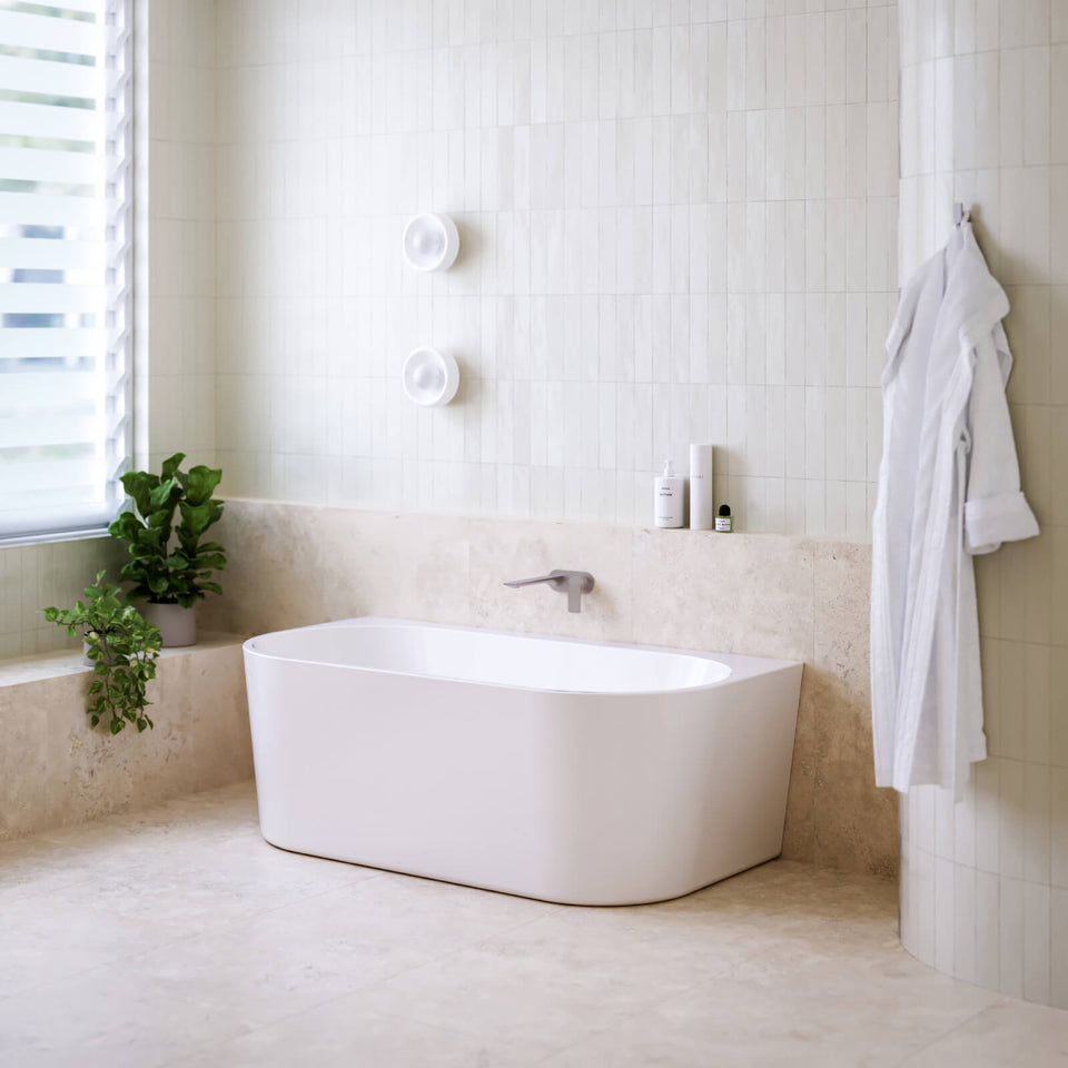 Caroma Urbane II Back to Wall Freestanding Bath