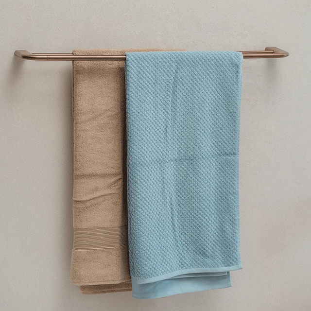 Caroma Contura II 820mm Double Towel Rail - Brushed Bronze