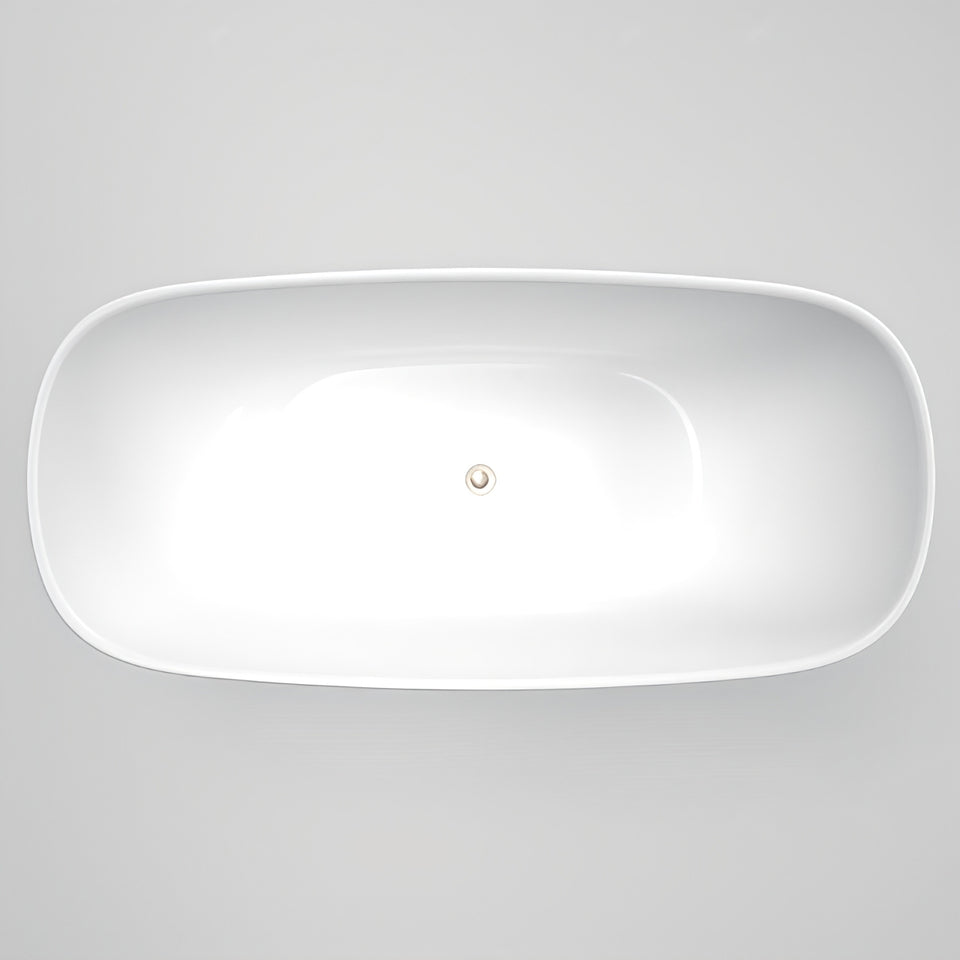 Caroma Contura II 1700mm Freestanding Bath - White