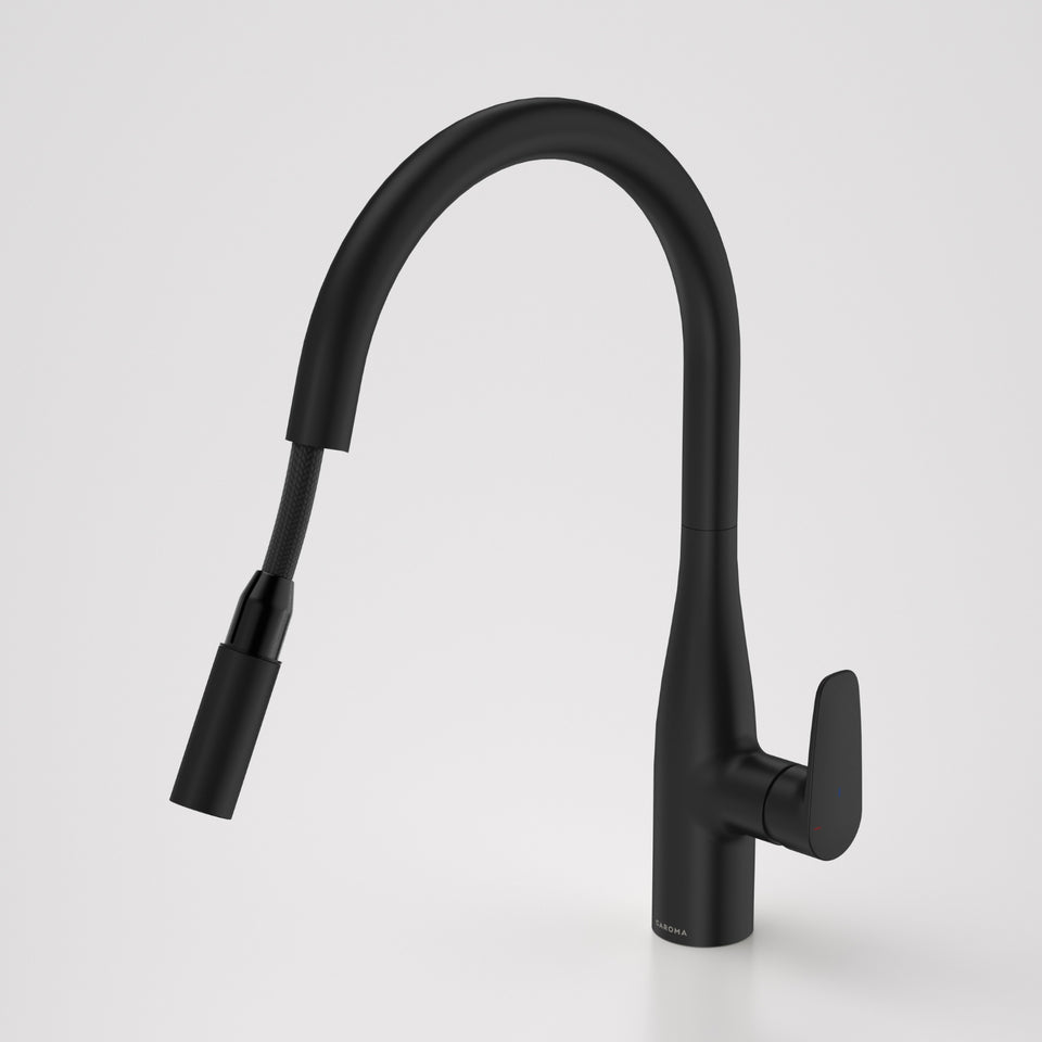 Caroma Contura II Pull Out Sink Mixer - Black