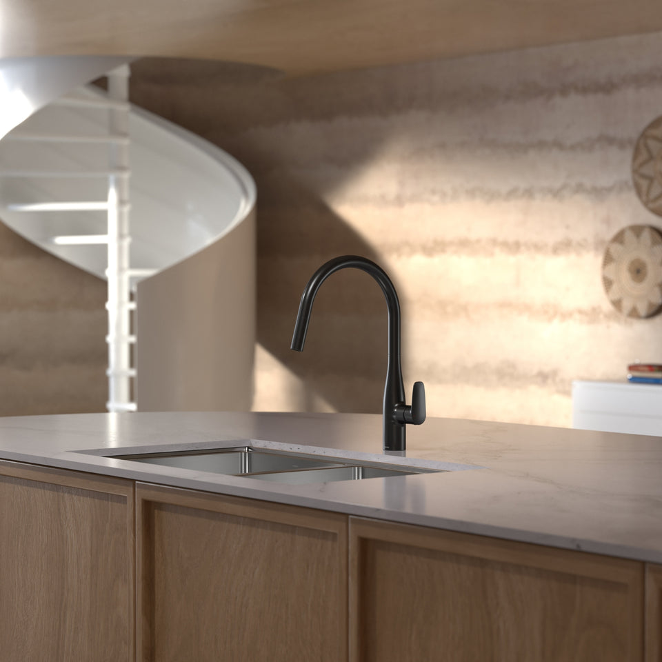 Caroma Contura II Pull Out Sink Mixer - Black