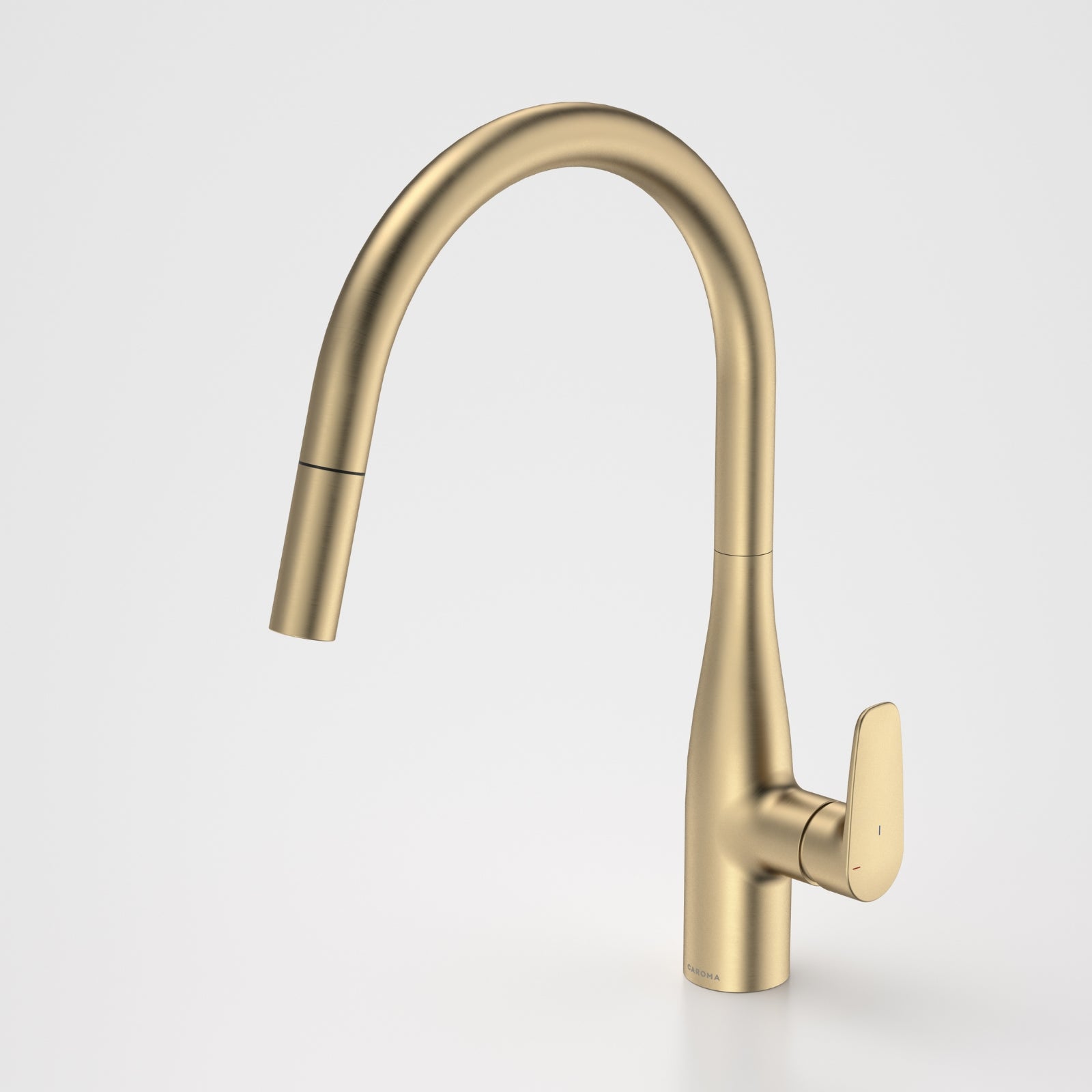 Caroma Contura II Pull Out Sink Mixer - Brushed Brass 849062BB56AF - The Blue Space