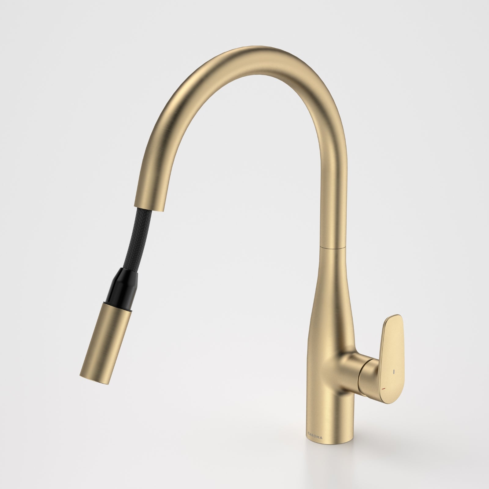 Extend 1 Caroma Contura II Pull Out Sink Mixer - Brushed Brass 849062BB56AF - The Blue Space
