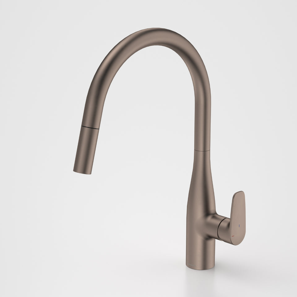 Caroma Contura II Pull Out Sink Mixer - Brushed Bronze