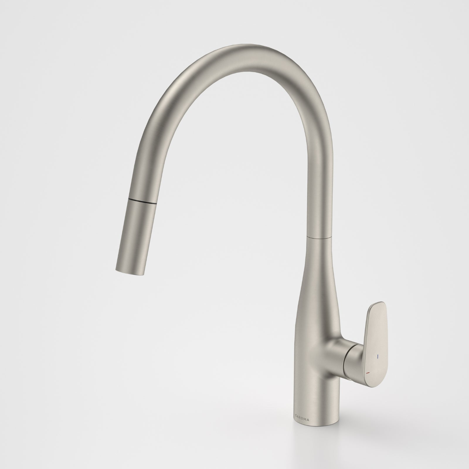 Caroma Contura II Pull Out Sink Mixer - Brushed Nickel 849062BN56AF - The Blue Space