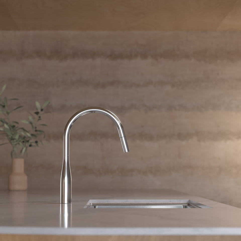 Caroma Contura II Pull Out Sink Mixer - Chrome