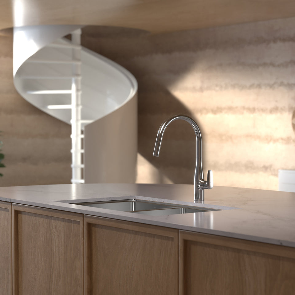 Caroma Contura II Pull Out Sink Mixer - Chrome