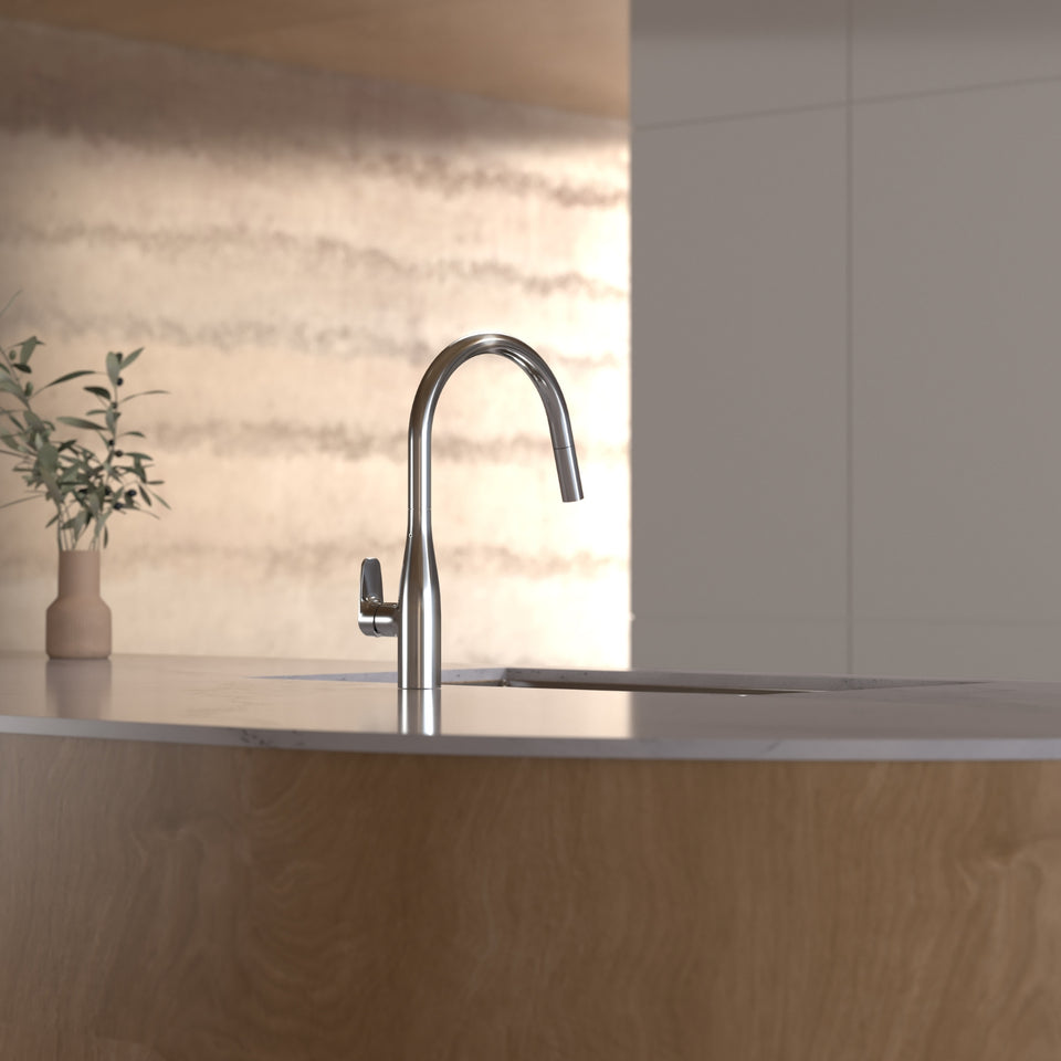 Caroma Contura II Pull Out Sink Mixer - Chrome