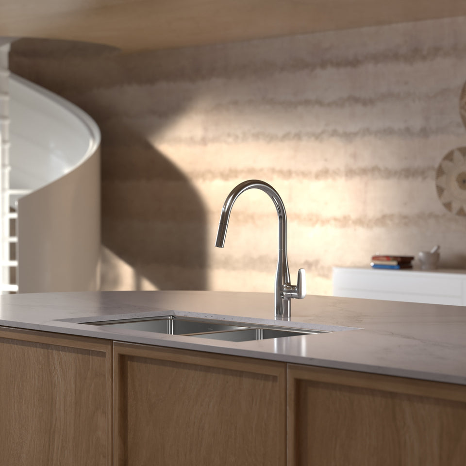 Caroma Contura II Pull Out Sink Mixer - Chrome
