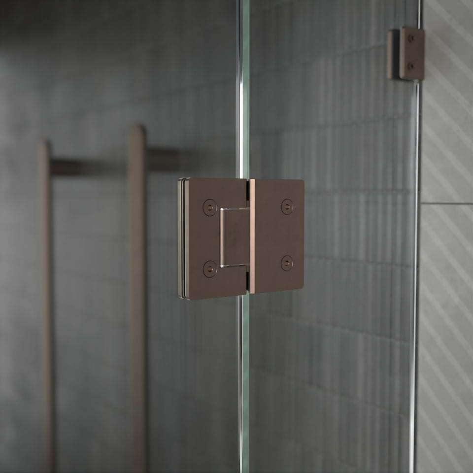 Caroma Glass to Glass Shower Door Hinge Brushed Bronze