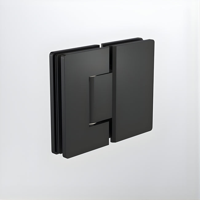 Caroma Glass to Glass Shower Door Hinge Matte Black 14228016B - The Blue Space
