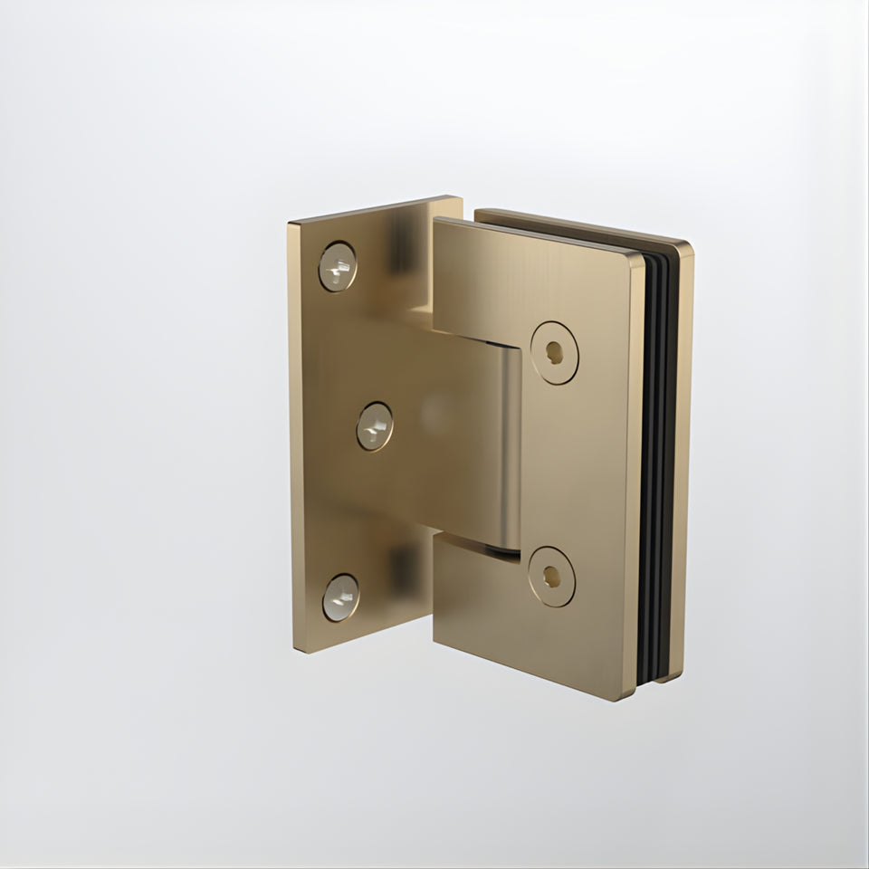 Caroma Glass to Wall Shower Door Hinge Brushed Brass