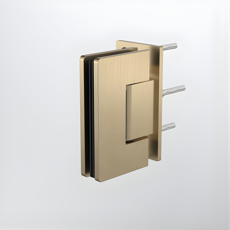 Caroma Glass to Wall Shower Door Hinge Brushed Brass