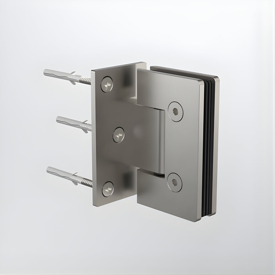 Caroma Glass to Wall Shower Door Hinge Brushed Nickel