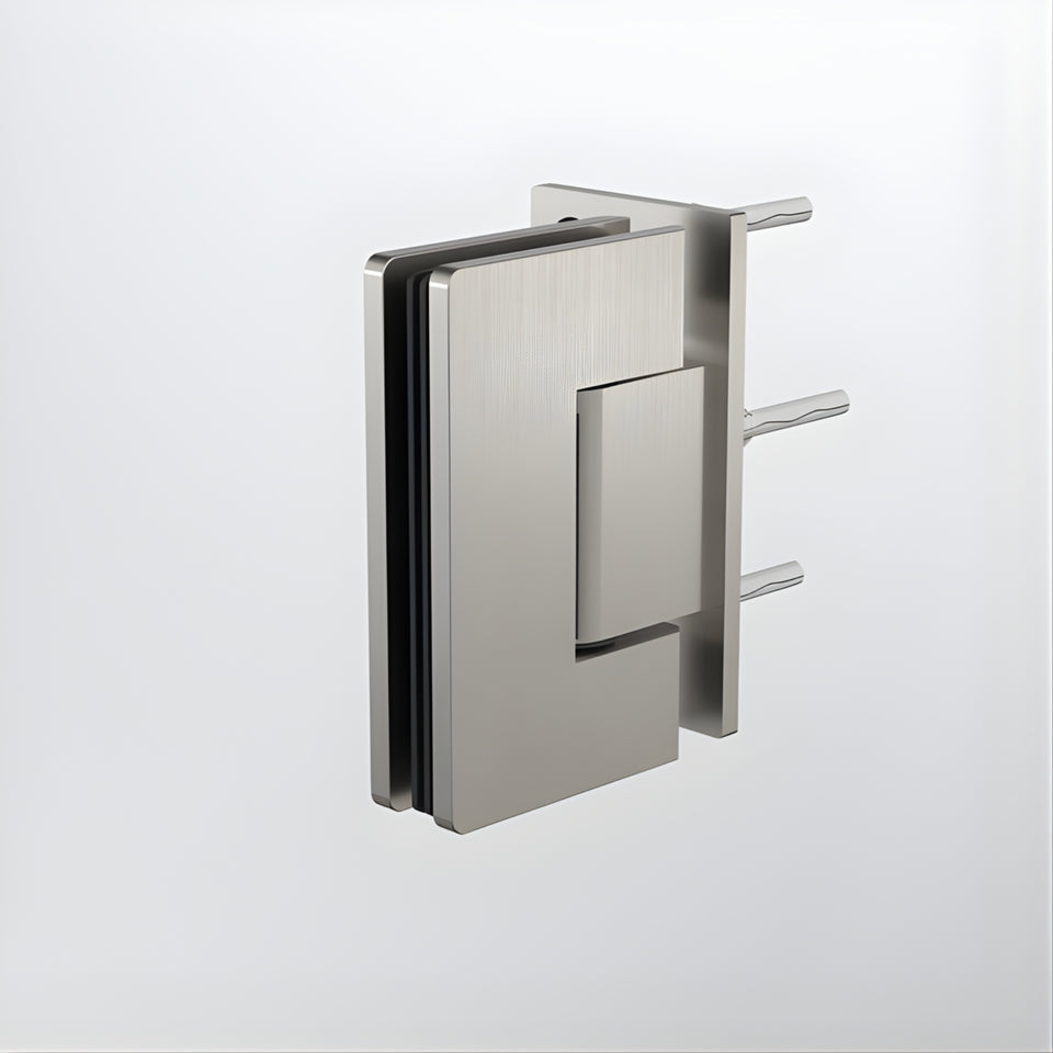 Caroma Glass to Wall Shower Door Hinge Brushed Nickel