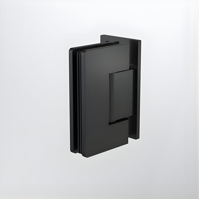 Caroma Glass to Wall Shower Door Hinge Matte Black 14228004B - The Blue Space