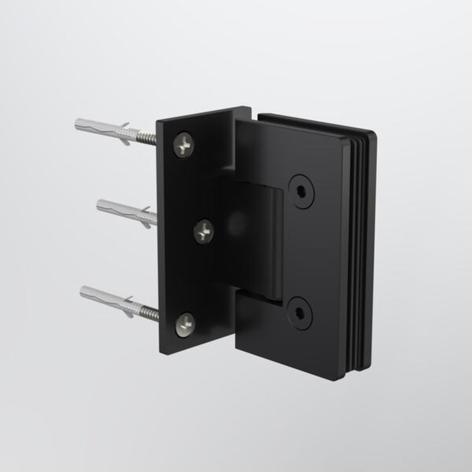 Caroma Glass to Wall Shower Door Hinge Matte Black