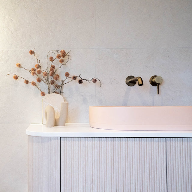 Caroma Liano II Bath/Shower Mixer Brushed Brass
