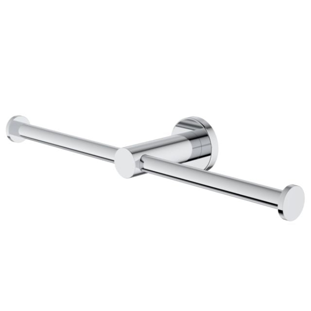 Caroma Liano II Double Toilet Roll Holder - Chrome