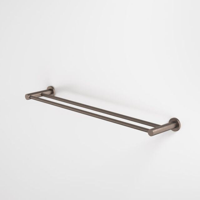 Caroma Liano II Double Towel Rail 640mm - Brushed Bronze