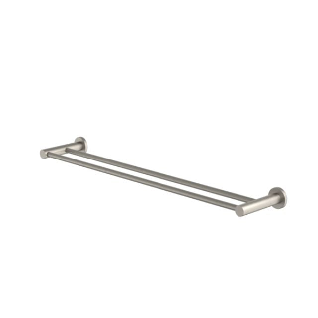 Caroma Liano II Double Towel Rail 640mm - Brushed Nickel