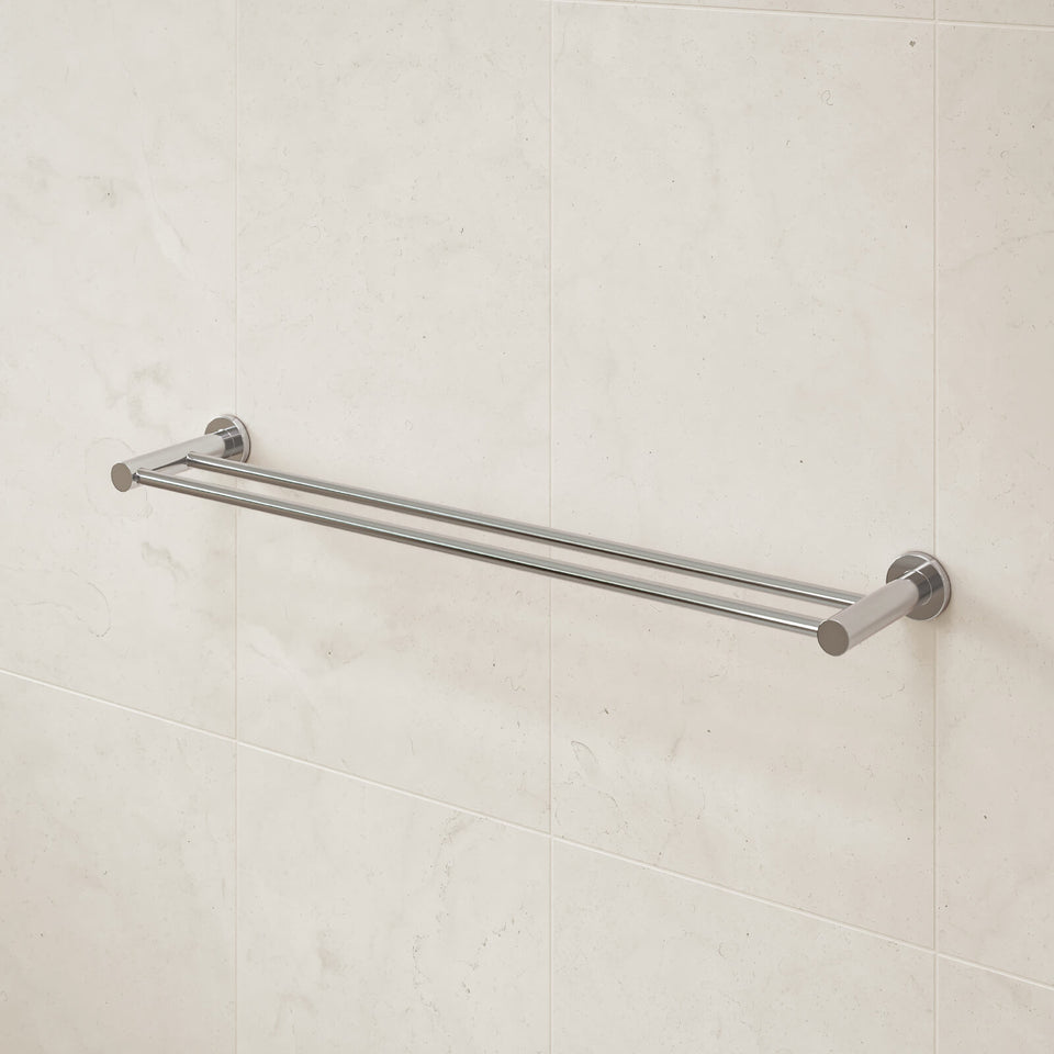 Caroma Liano II Double Towel Rail 640mm - Chrome