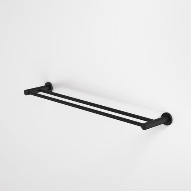 Caroma Liano II Double Towel Rail 640mm - Matte Black