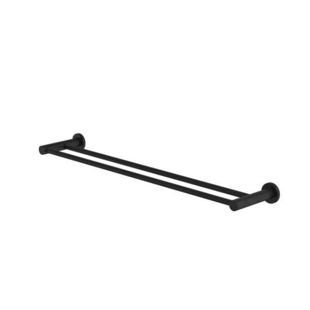Caroma Liano II Double Towel Rail 640mm - Matte Black