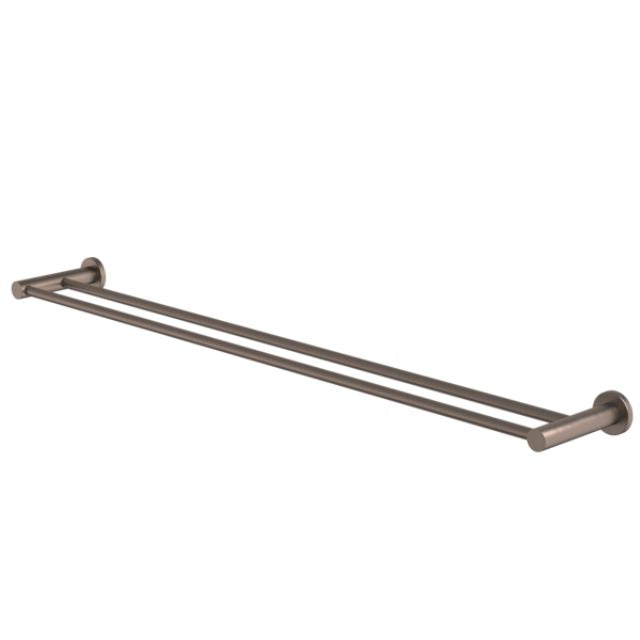 Caroma Liano II Double Towel Rail 840mm - Brushed Bronze
