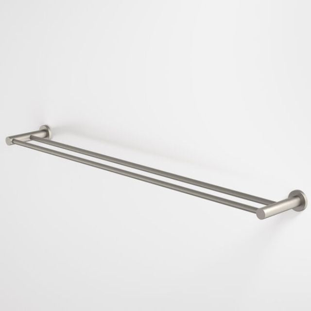 Caroma Liano II Double Towel Rail 840mm - Brushed Nickel