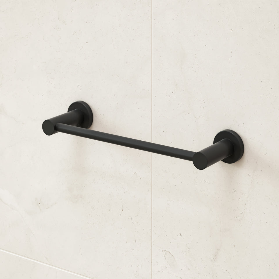 Caroma Liano II Hand Towel Rail - Matte Black