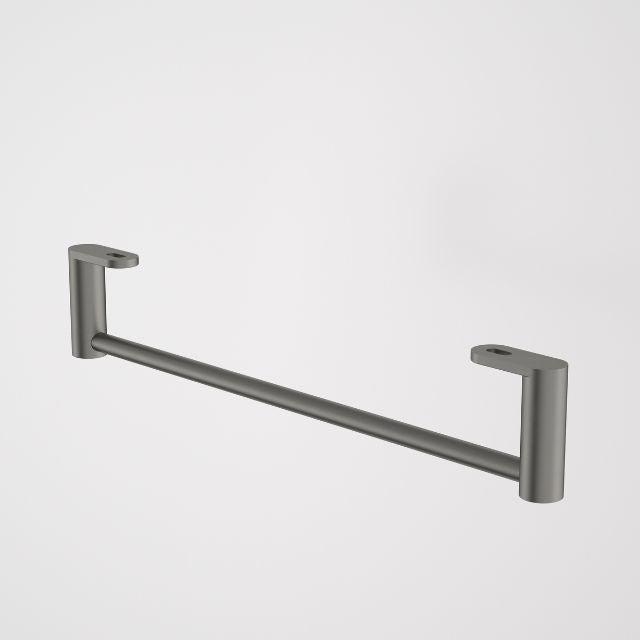 Caroma Liano II Hand Wall Basin Integrated Towel Rail - Gunmetal 96457GM - The Blue Space