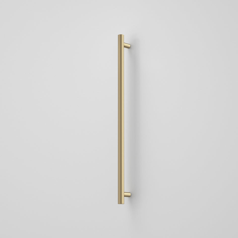 Caroma Liano II Heated Towel Rail - Vertical - Brushed Brass