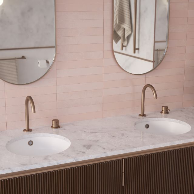 Caroma Liano II Hob Basin Mixer Set 160mm - Brushed Bronze